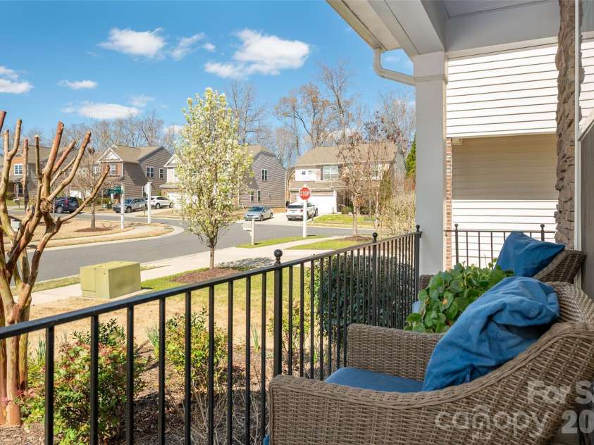 3020 Sewee Lane, Waxhaw, NC 28173.  MLS# CAR4356539, YatesRealty ID 9285. Front porch has sitting area