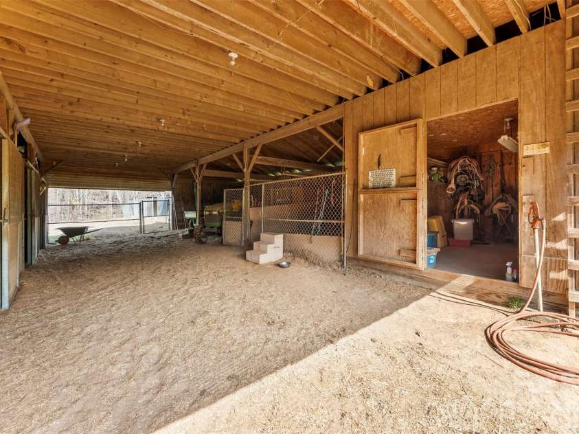 4242 John Ritchie Road, Iron Station, NC 28080.  MLS# CAR4350188, YatesRealty ID 9296. Barn