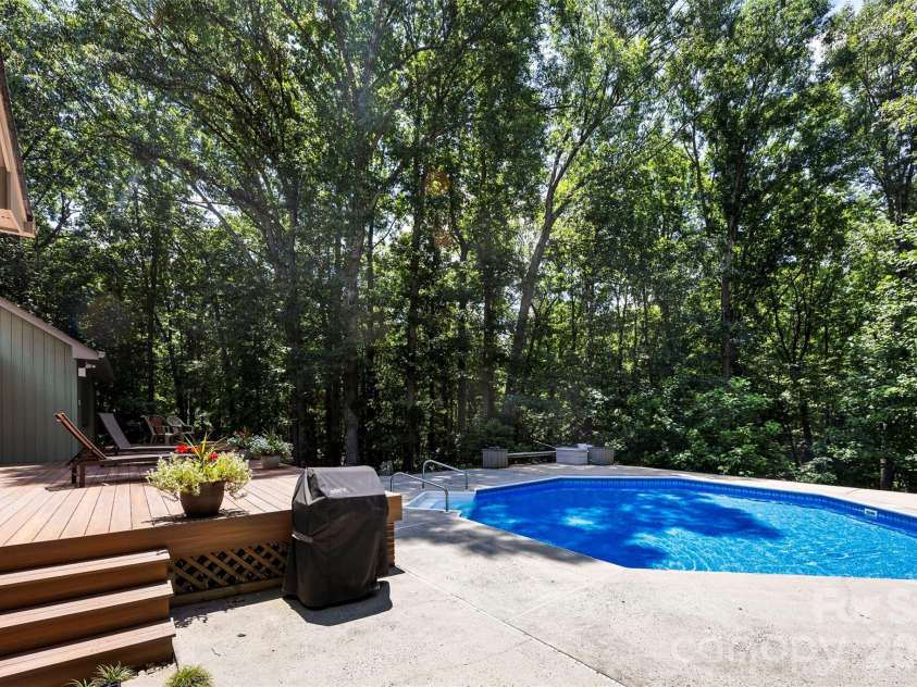 4242 John Ritchie Road, Iron Station, NC 28080.  MLS# CAR4350188, YatesRealty ID 9296. Salt Water in-ground pool OPEN