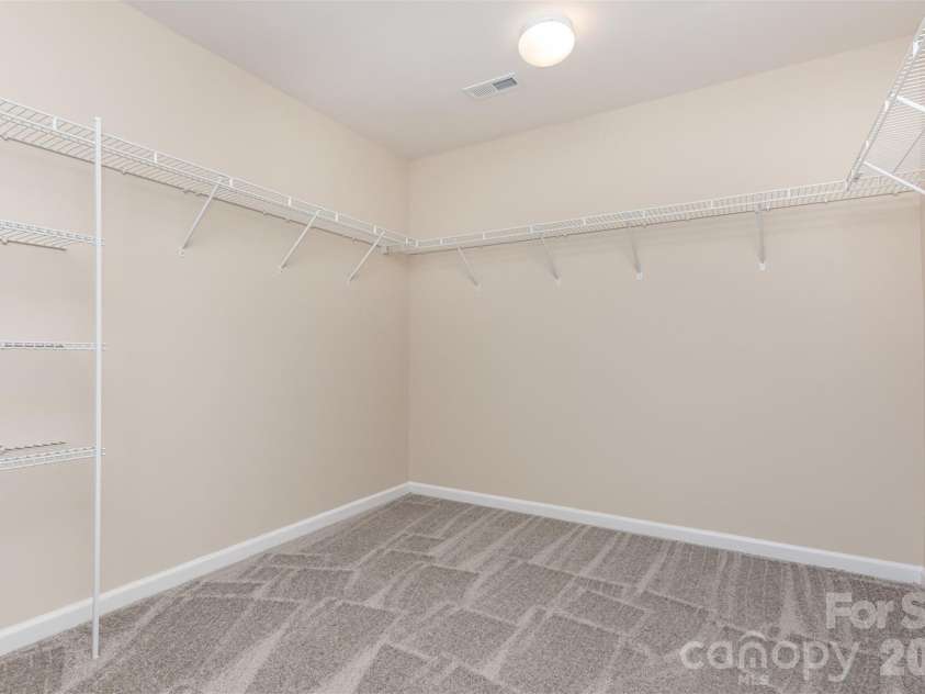 161 Wrangell Drive, Mooresville, NC 28117.  MLS# CAR4352268, YatesRealty ID 9309. Large Walk In Closet