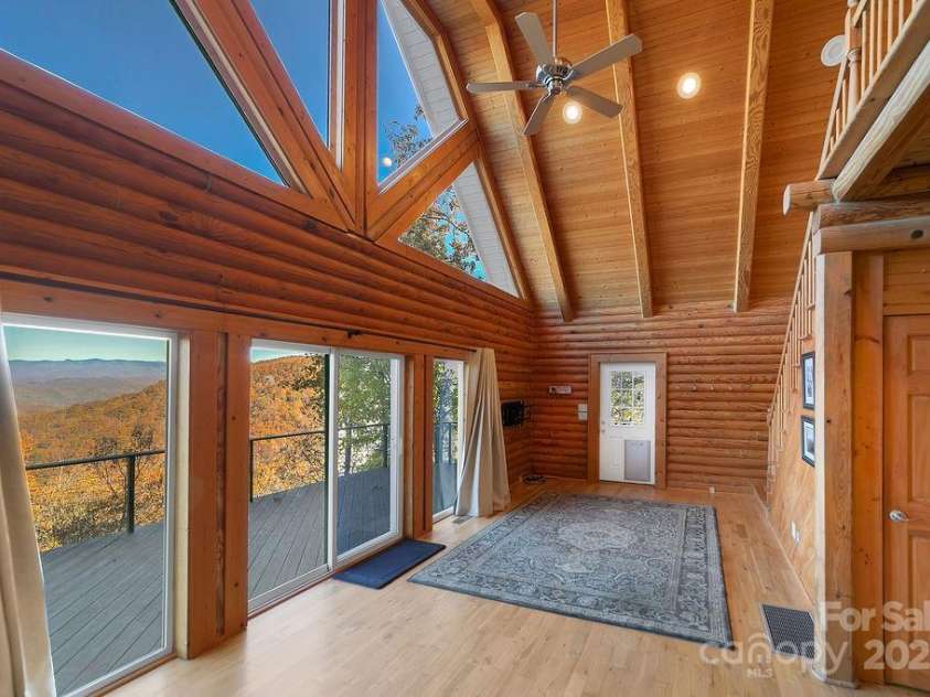 85 Ridge Road, Rosman, NC 28772.  MLS# CAR4314913, YatesRealty ID 9317. Entrance