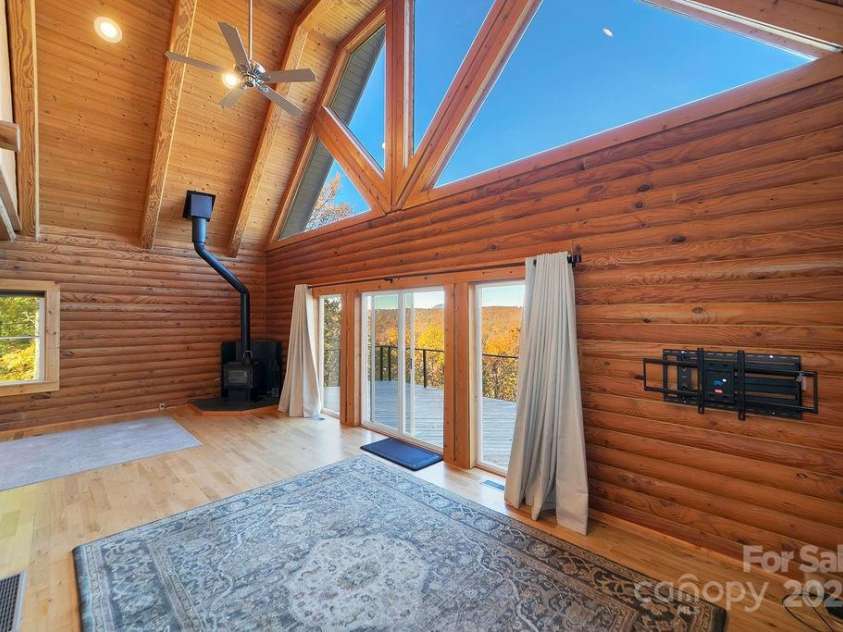 85 Ridge Road, Rosman, NC 28772.  MLS# CAR4314913, YatesRealty ID 9317. Extraordinary Views