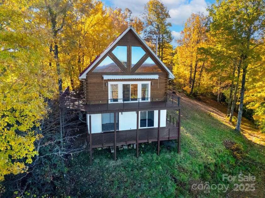 85 Ridge Road, Rosman, NC 28772.  MLS# CAR4314913, YatesRealty ID 9317. Front of Home