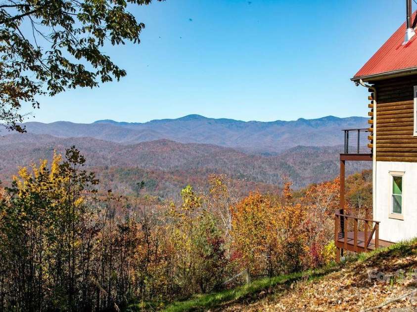 85 Ridge Road, Rosman, NC 28772.  MLS# CAR4314913, YatesRealty ID 9317. Long-Range, Year-Round Views