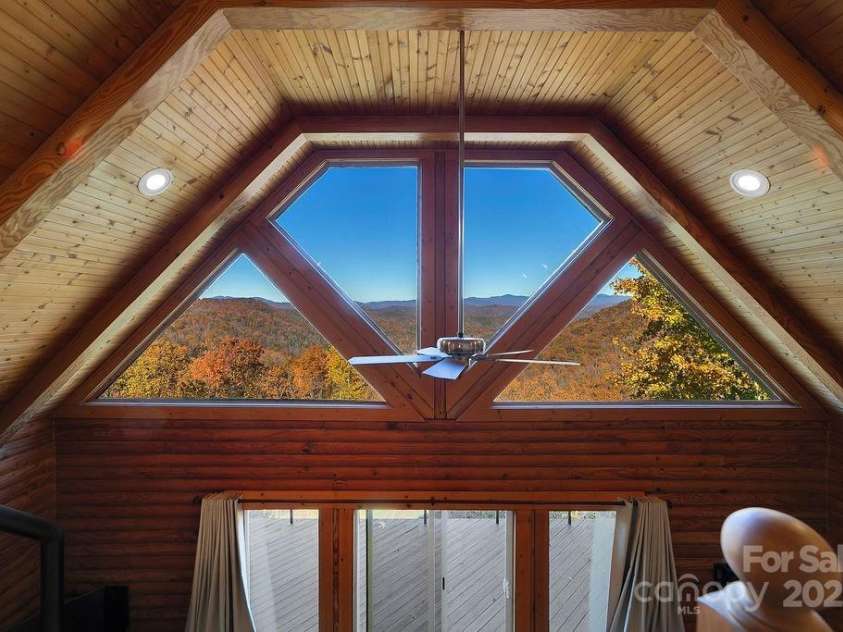 85 Ridge Road, Rosman, NC 28772.  MLS# CAR4314913, YatesRealty ID 9317. View from Landing