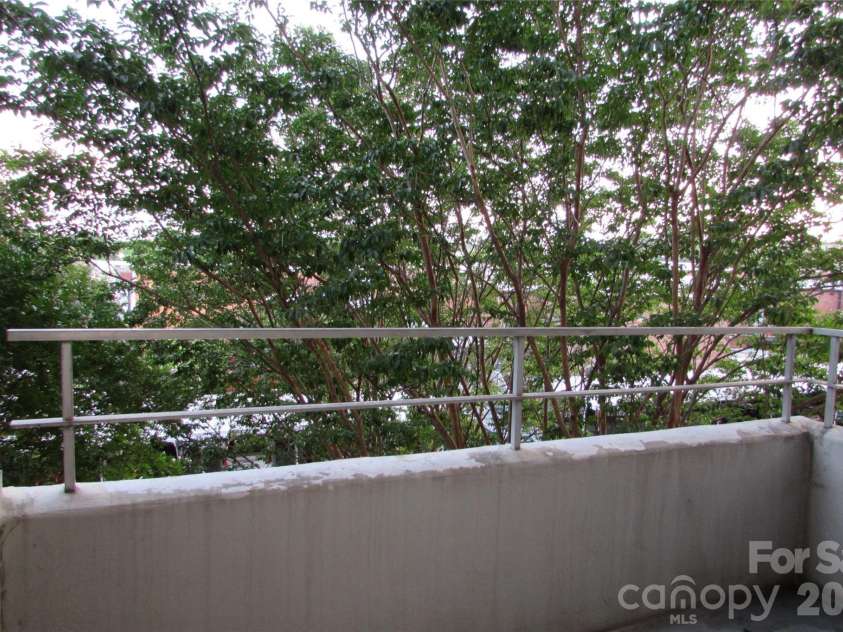1300 Reece Road, Charlotte, NC 28209.  MLS# CAR4322239, YatesRealty ID 9326. Balcony view