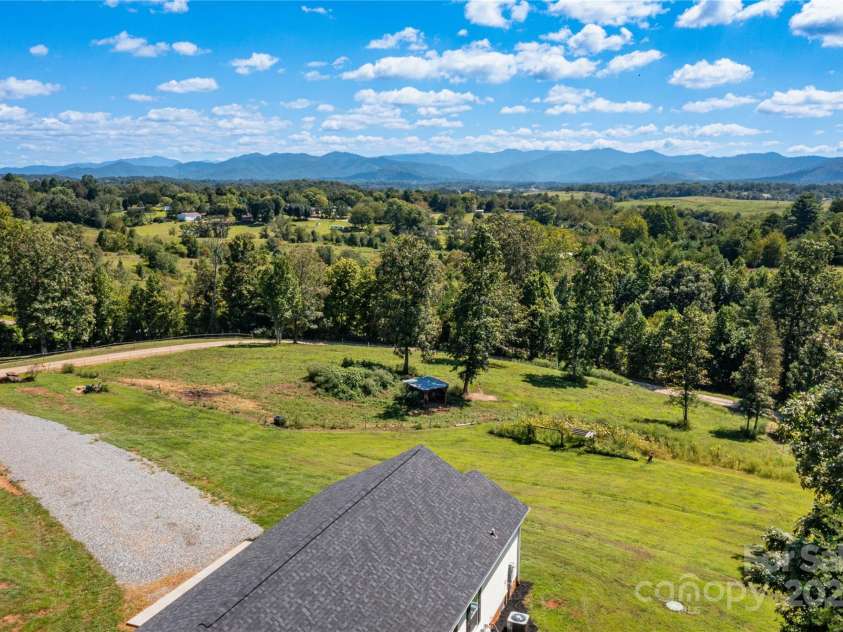 653 Mag Sluder Road, Alexander, NC 28701.  MLS# CAR4299475, YatesRealty ID 934. Aerial photos