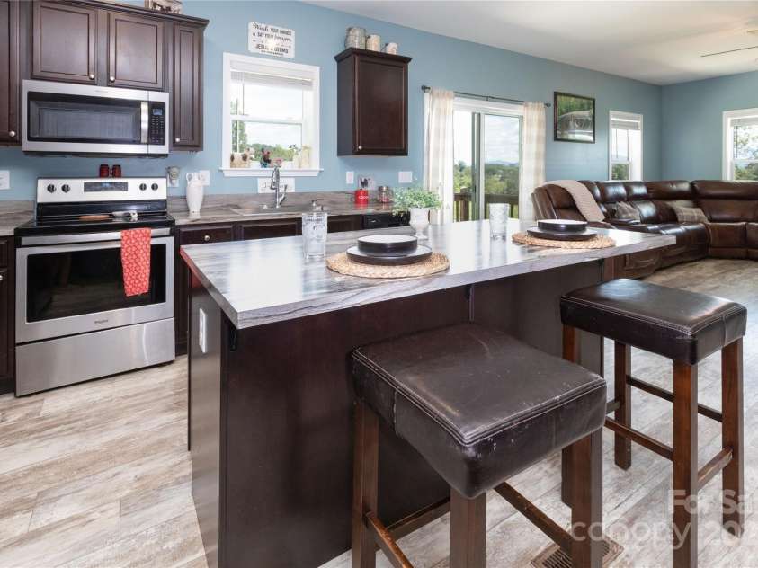 653 Mag Sluder Road, Alexander, NC 28701.  MLS# CAR4299475, YatesRealty ID 934. Kitchen 