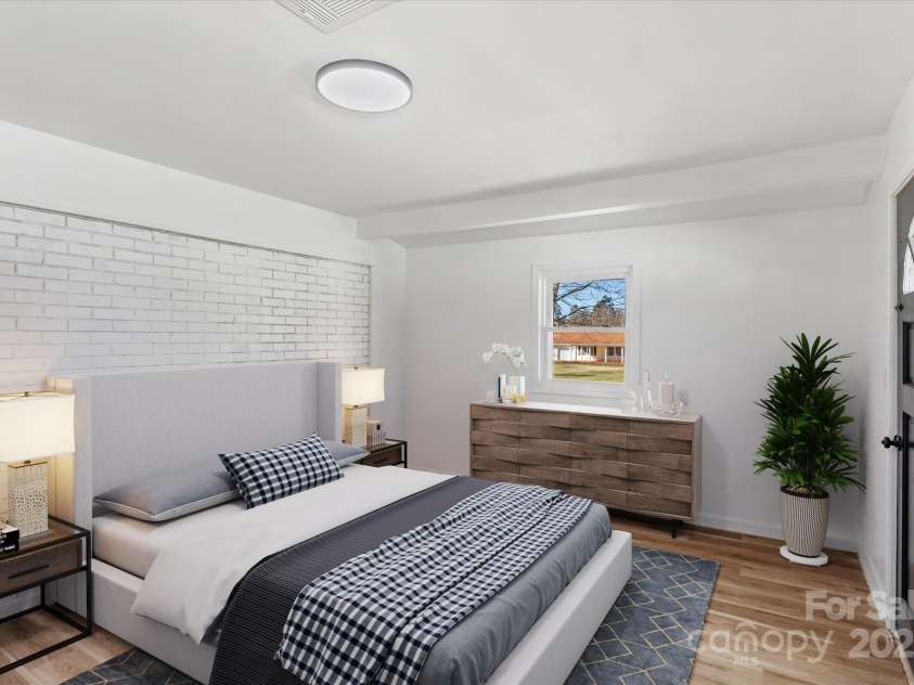548 Old Wagy Road, Forest City, NC 28043.  MLS# CAR4217858, YatesRealty ID 9356. Virtually staged main bedroom