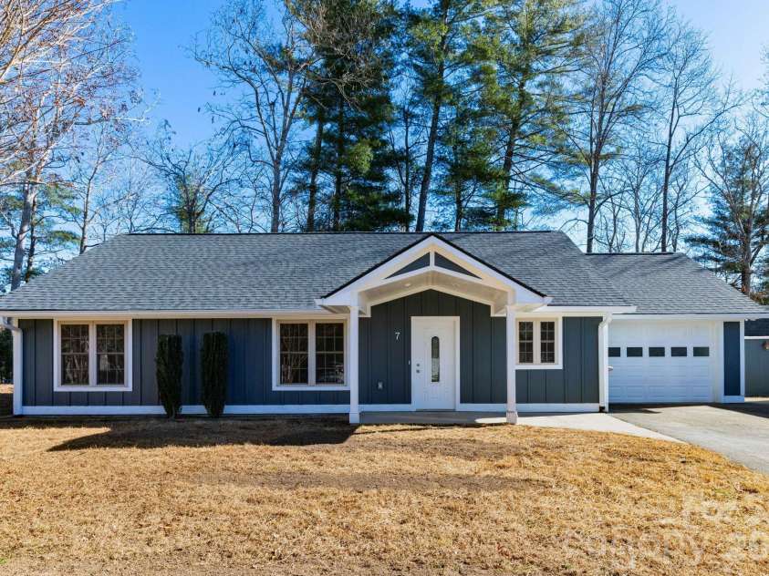 7 McGee Ridge Road, Fairview, NC 28730.  MLS# CAR4327576, YatesRealty ID 9362. New roof, new gutters, and downspouts. 