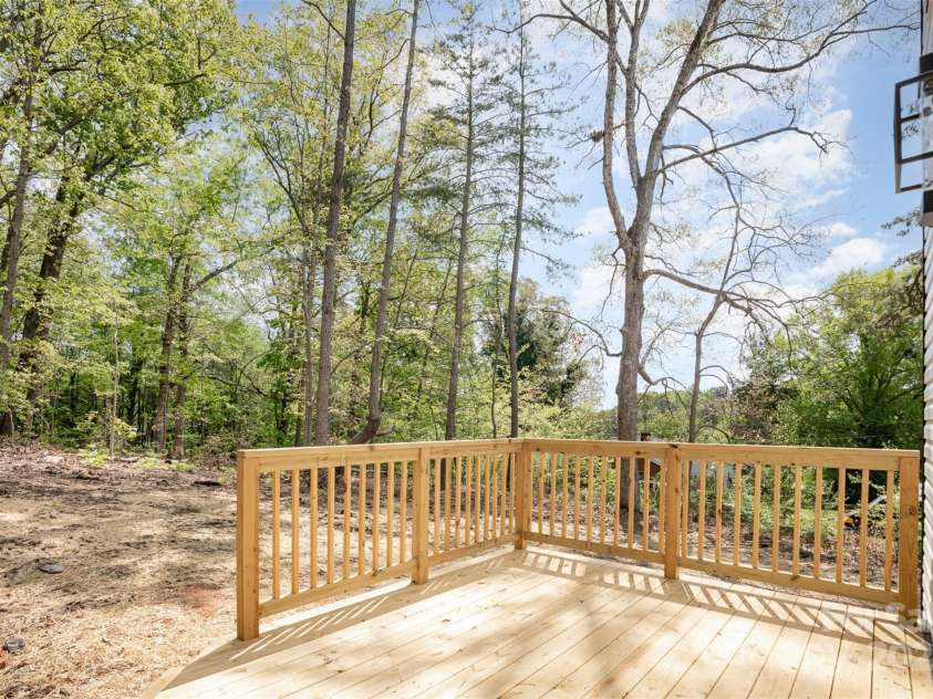 1314 Eddie Street, Gastonia, NC 28054.  MLS# CAR4245888, YatesRealty ID 9365. Back deck view off of kitchen