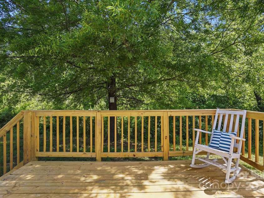 2945 Christian Scott Lane, Charlotte, NC 28214.  MLS# CAR4242532, YatesRealty ID 9370. Back deck