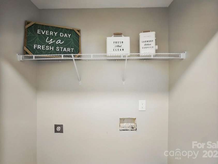 2945 Christian Scott Lane, Charlotte, NC 28214.  MLS# CAR4242532, YatesRealty ID 9370. Laundry Closet
