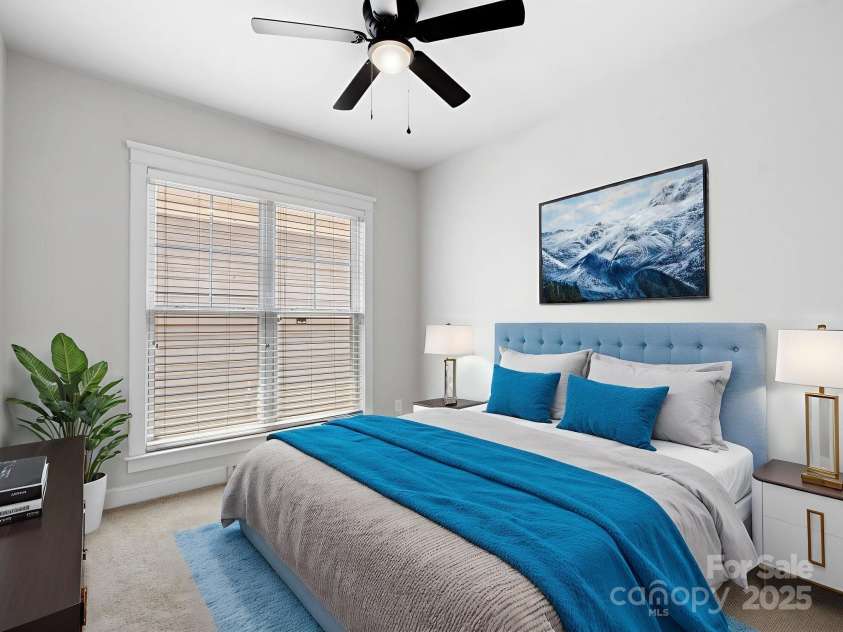 2620 Merion Hills Court, Charlotte, NC 28269.  MLS# CAR4274977, YatesRealty ID 9372. Bedroom 2 Virtually Staged
