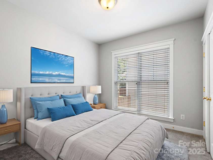 2620 Merion Hills Court, Charlotte, NC 28269.  MLS# CAR4274977, YatesRealty ID 9372. Bedroom 3 Virtually Staged
