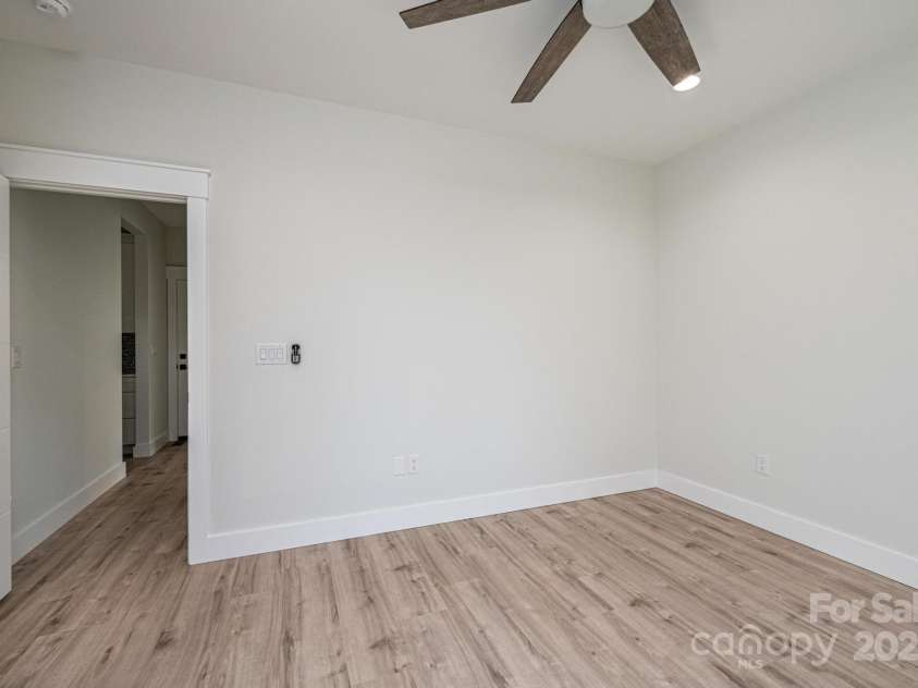 1328 33rd Avenue Drive, Hickory, NC 28601.  MLS# CAR4327859, YatesRealty ID 938. Main Level #2 Bedroom with ceiling fan and walk in closet