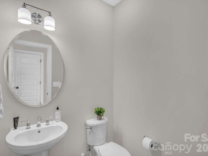112 Sugar Hill Road, Troutman, NC 28166.  MLS# CAR4337757, YatesRealty ID 9384. Powder Room