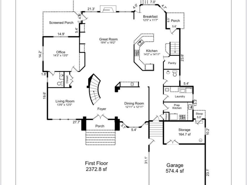 3324 Greenhurst Drive, Weddington, NC 28104.  MLS# CAR4266601, YatesRealty ID 9398. 1st Floor