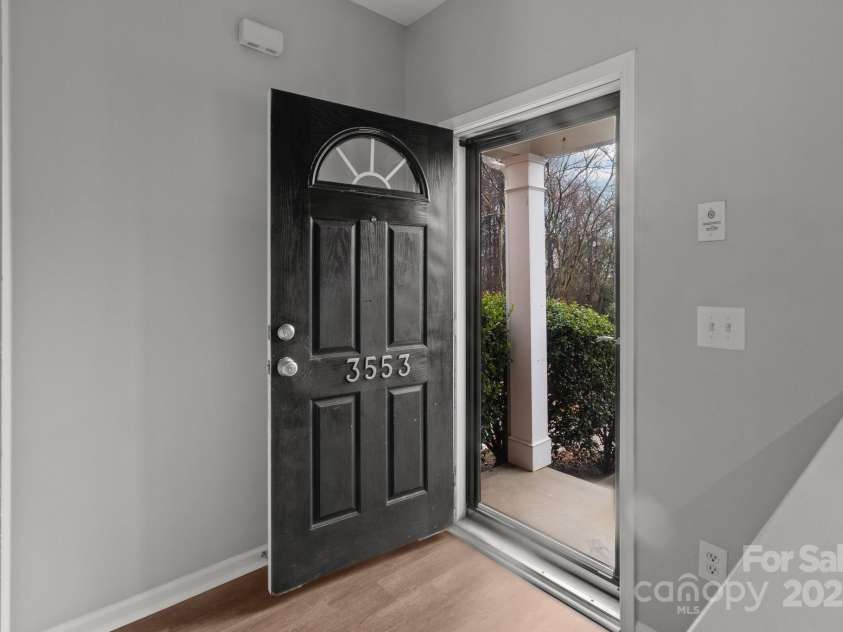 3553 Calpella Court, Charlotte, NC 28262.  MLS# CAR4220749, YatesRealty ID 9401. Entry