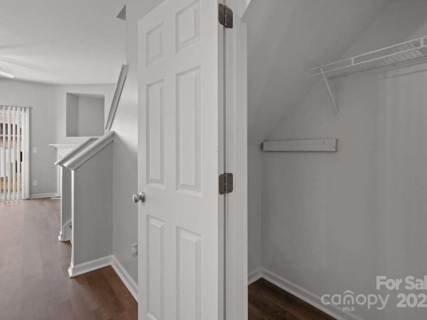 3553 Calpella Court, Charlotte, NC 28262.  MLS# CAR4220749, YatesRealty ID 9401. Large downstairs hall closet