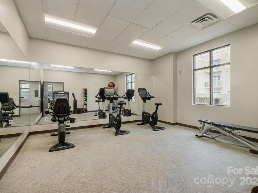 3920 Sharon Road, Charlotte, NC 28211.  MLS# CAR4225091, YatesRealty ID 9402. Communal Gym