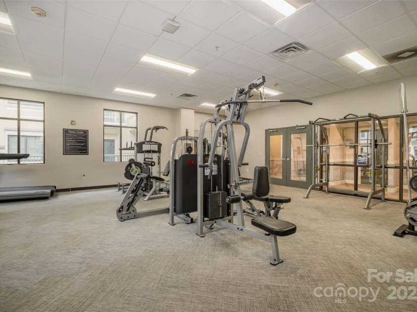 3920 Sharon Road, Charlotte, NC 28211.  MLS# CAR4225091, YatesRealty ID 9402. Communal Gym