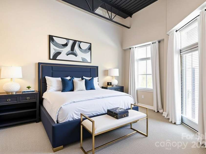 3920 Sharon Road, Charlotte, NC 28211.  MLS# CAR4322222, YatesRealty ID 9402. Bedroom- Digitially Staged