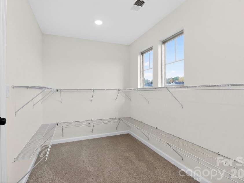 3851 Longmore Lane, Kannapolis, NC 28081.  MLS# CAR4359323, YatesRealty ID 9413. Primary walk-in closet