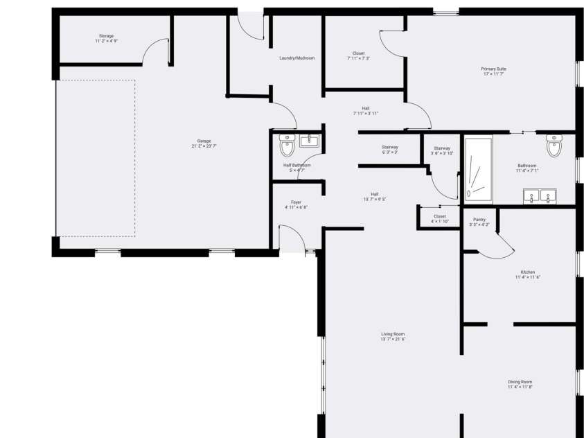 335 Eastcliff Drive, Concord, NC 28025.  MLS# CAR4366749, YatesRealty ID 9417. Main Floor