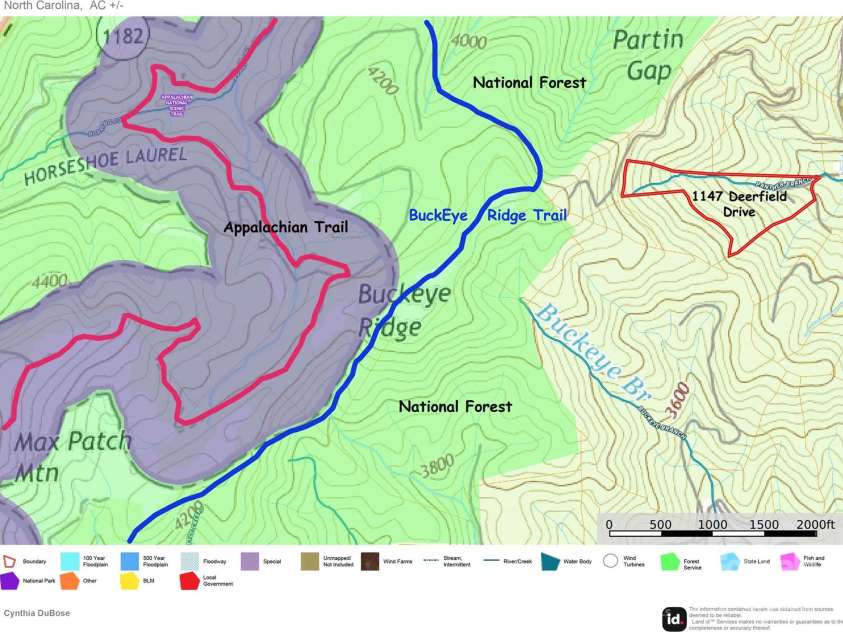 1147 Deerfield Drive, Hot Springs, NC 28743.  MLS# CAR4237237, YatesRealty ID 9428. 