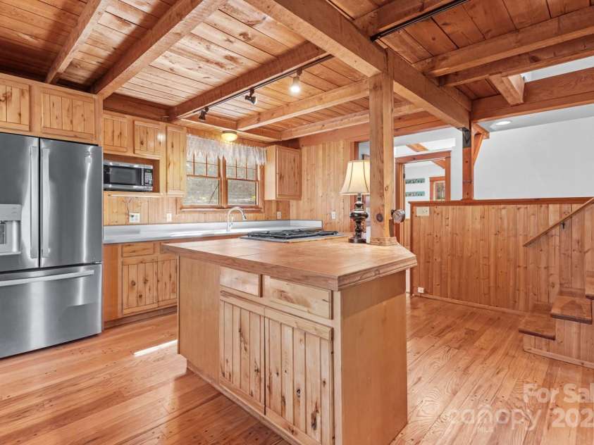 14 Woods Drive, Fairview, NC 28730.  MLS# CAR4223729, YatesRealty ID 9429. Spacious kitchen with plenty of counter space.