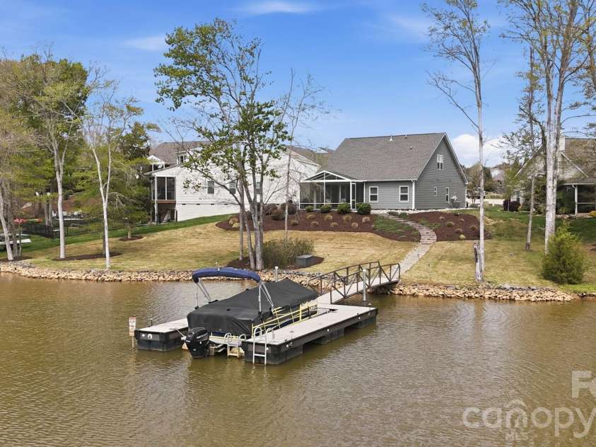 30132 Turtle Point Court, Lancaster, SC 29720.  MLS# CAR4360066, YatesRealty ID 9433. View facing back of home