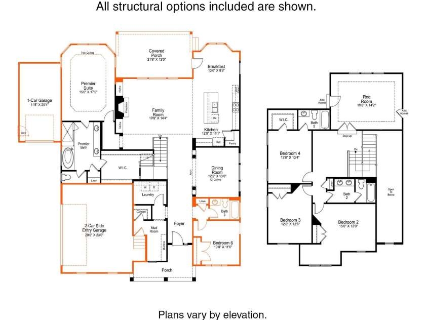 11020 Tyler Brook Lane, Mint Hill, NC 28227.  MLS# CAR4223643, YatesRealty ID 9434. Floorplan