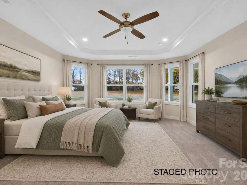 11020 Tyler Brook Lane, Mint Hill, NC 28227.  MLS# CAR4223643, YatesRealty ID 9434. Premier Bedroom *Virtually Staged*