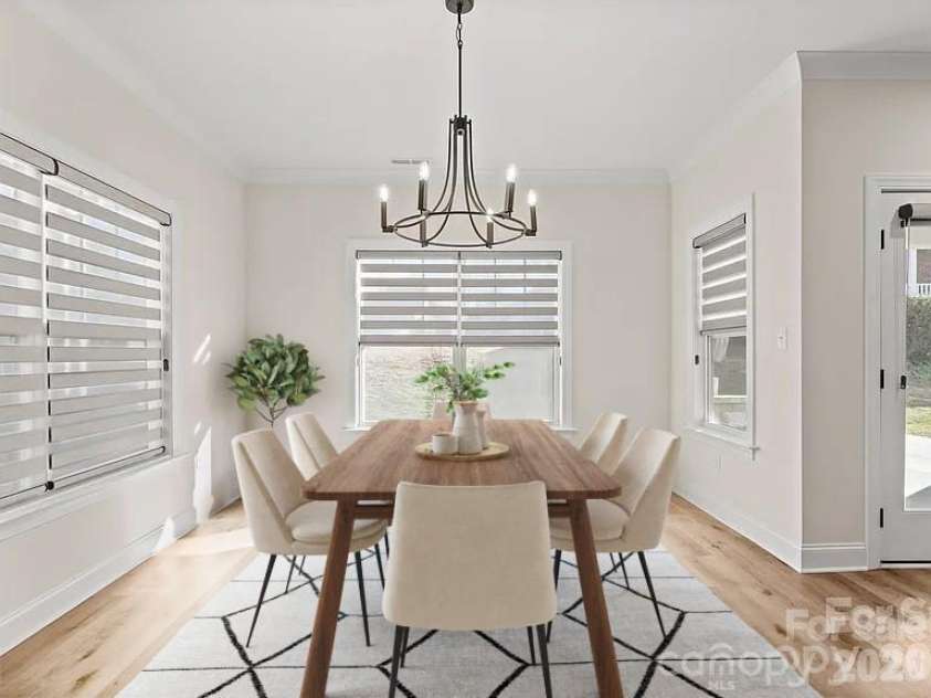 1109 BUNCH Drive, Statesville, NC 28677.  MLS# CAR4332621, YatesRealty ID 9443. Dining Area - Staged