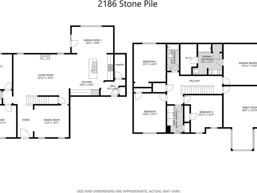 2186 Stone Pile Drive, Concord, NC 28025.  MLS# CAR4360856, YatesRealty ID 9453. 
