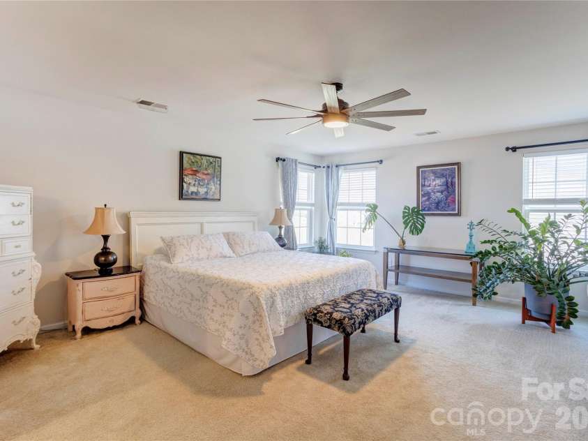 2186 Stone Pile Drive, Concord, NC 28025.  MLS# CAR4360856, YatesRealty ID 9453. Large Primary Suite - 2nd Level