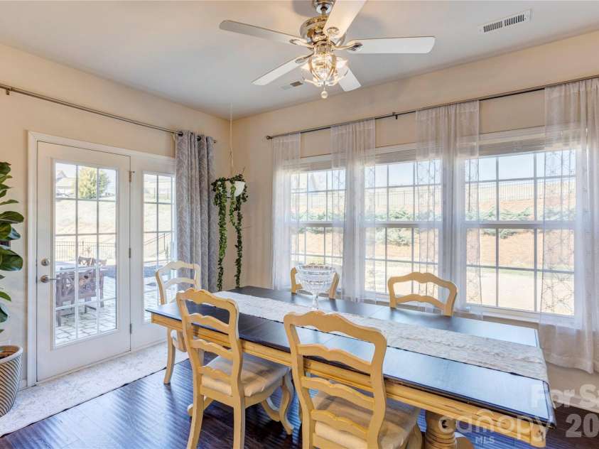 2186 Stone Pile Drive, Concord, NC 28025.  MLS# CAR4360856, YatesRealty ID 9453. Sunny keeping room