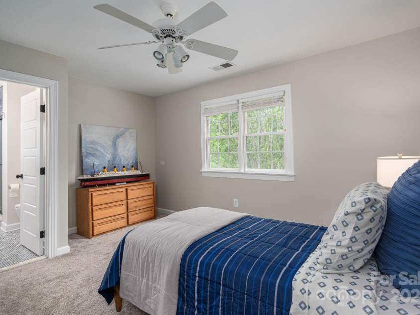 7701 Gold Hill Road, Rockwell, NC 28138.  MLS# CAR4246769, YatesRealty ID 9456. Another secondary upstairs bedroom connecting to Jack and Jill bath.