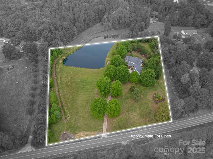 7701 Gold Hill Road, Rockwell, NC 28138.  MLS# CAR4246769, YatesRealty ID 9456. Back of Pond has Deeded Easement for your enjoyment.