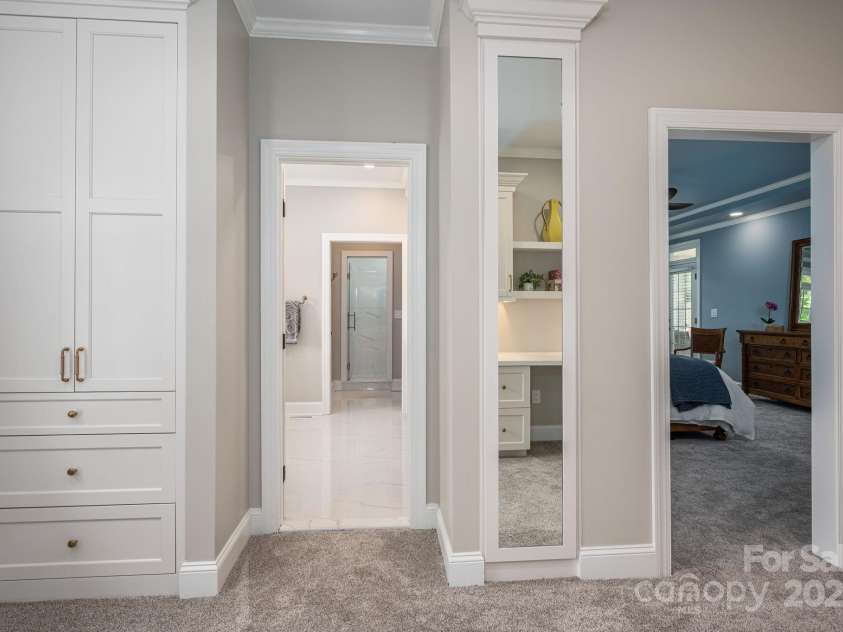 7701 Gold Hill Road, Rockwell, NC 28138.  MLS# CAR4246769, YatesRealty ID 9456. Dressing area/office adjoining primary bed and bath.