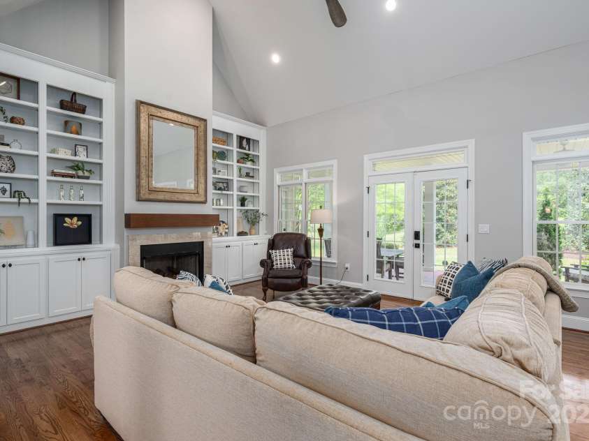 7701 Gold Hill Road, Rockwell, NC 28138.  MLS# CAR4246769, YatesRealty ID 9456. Overlooking large, covered back porch.