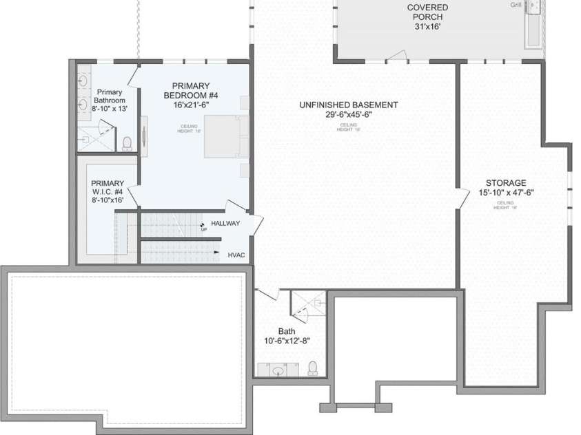 922 Ascension Valley, Horse Shoe, NC 28742.  MLS# CAR4191928, YatesRealty ID 946. Partially finished basement simple plan. final may differ