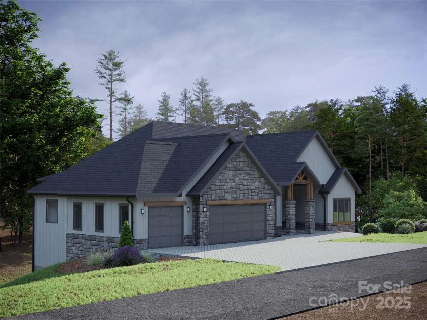 922 Ascension Valley, Horse Shoe, NC 28742.  MLS# CAR4191928, YatesRealty ID 946. Rendering final build might differ