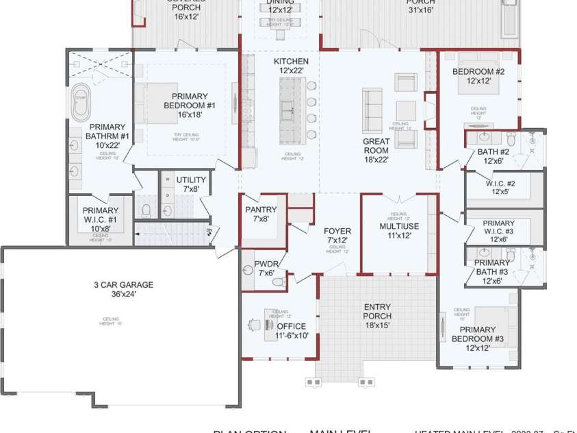 922 Ascension Valley, Horse Shoe, NC 28742.  MLS# CAR4191928, YatesRealty ID 946. Simple plan Main