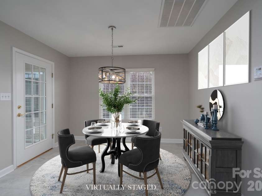 102 KESWICK Lane, Mooresville, NC 28117.  MLS# CAR4360970, YatesRealty ID 9464. Dining-Virtual Stage