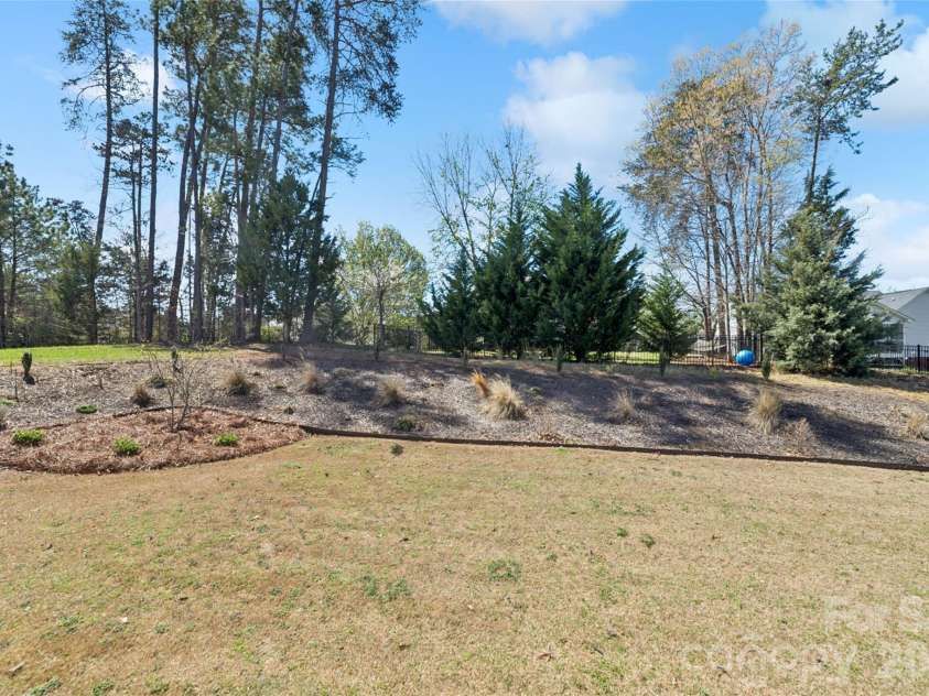 104 Candace Court, Stanley, NC 28164.  MLS# CAR4353115, YatesRealty ID 9471. Flat Back Yard