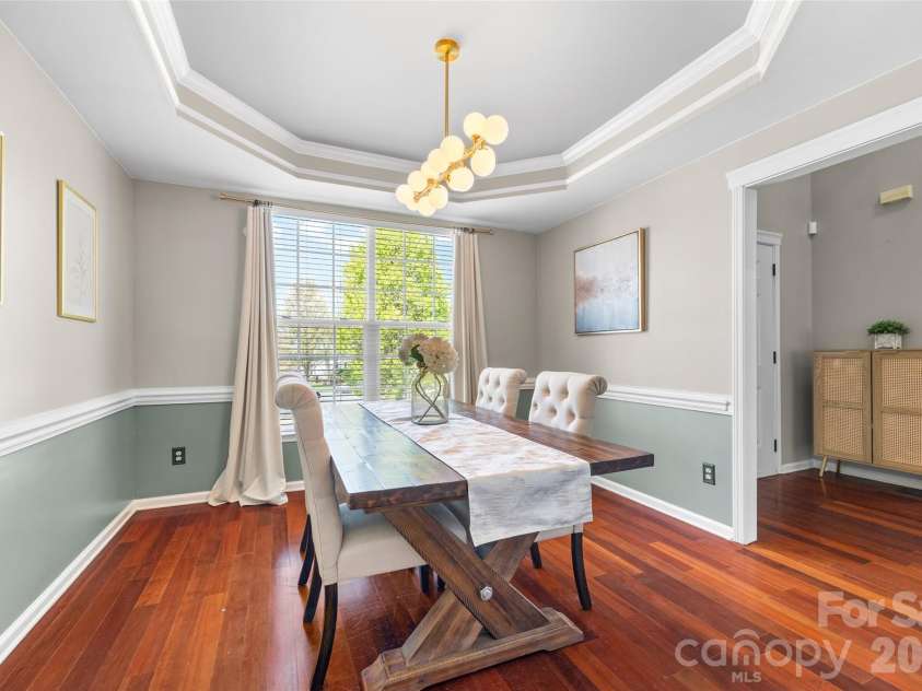 12141 Stone Forest Drive, Pineville, NC 28134.  MLS# CAR4360442, YatesRealty ID 9475. Dining Room