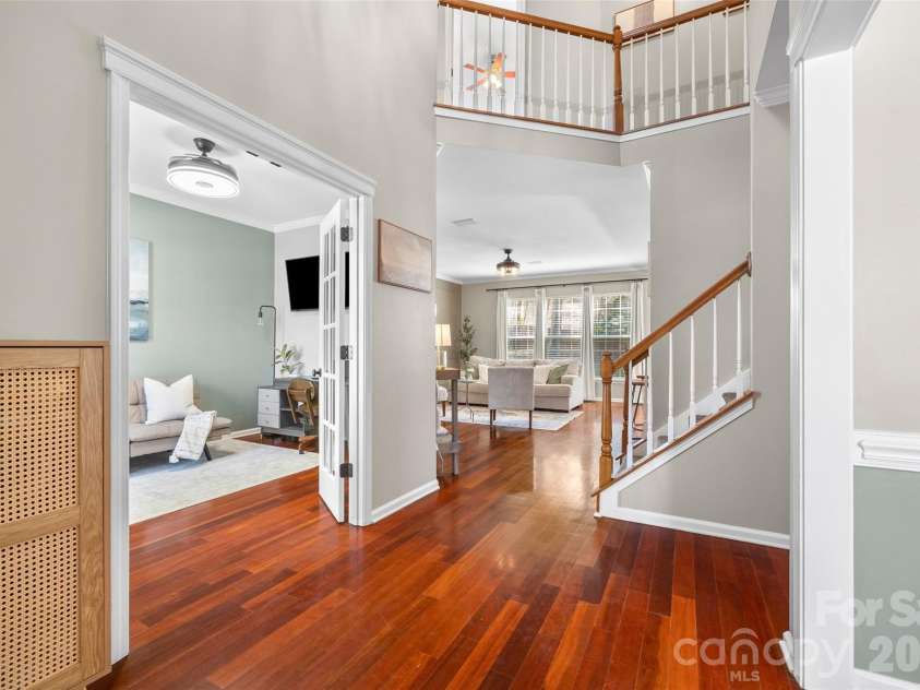 12141 Stone Forest Drive, Pineville, NC 28134.  MLS# CAR4360442, YatesRealty ID 9475. View from front door