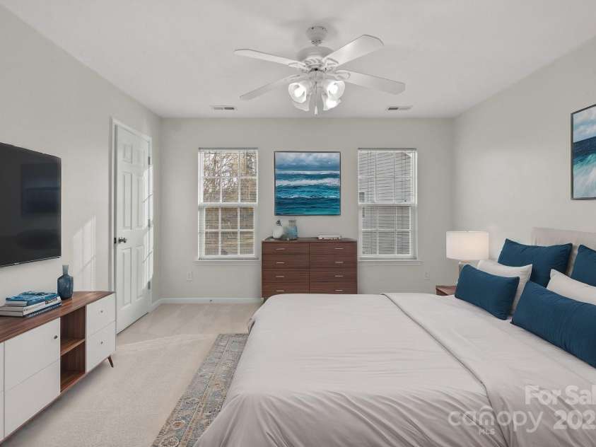 13443 Norseman Lane, Huntersville, NC 28078.  MLS# CAR4218329, YatesRealty ID 949. Bedroom #4 beautifully staged (virtually)